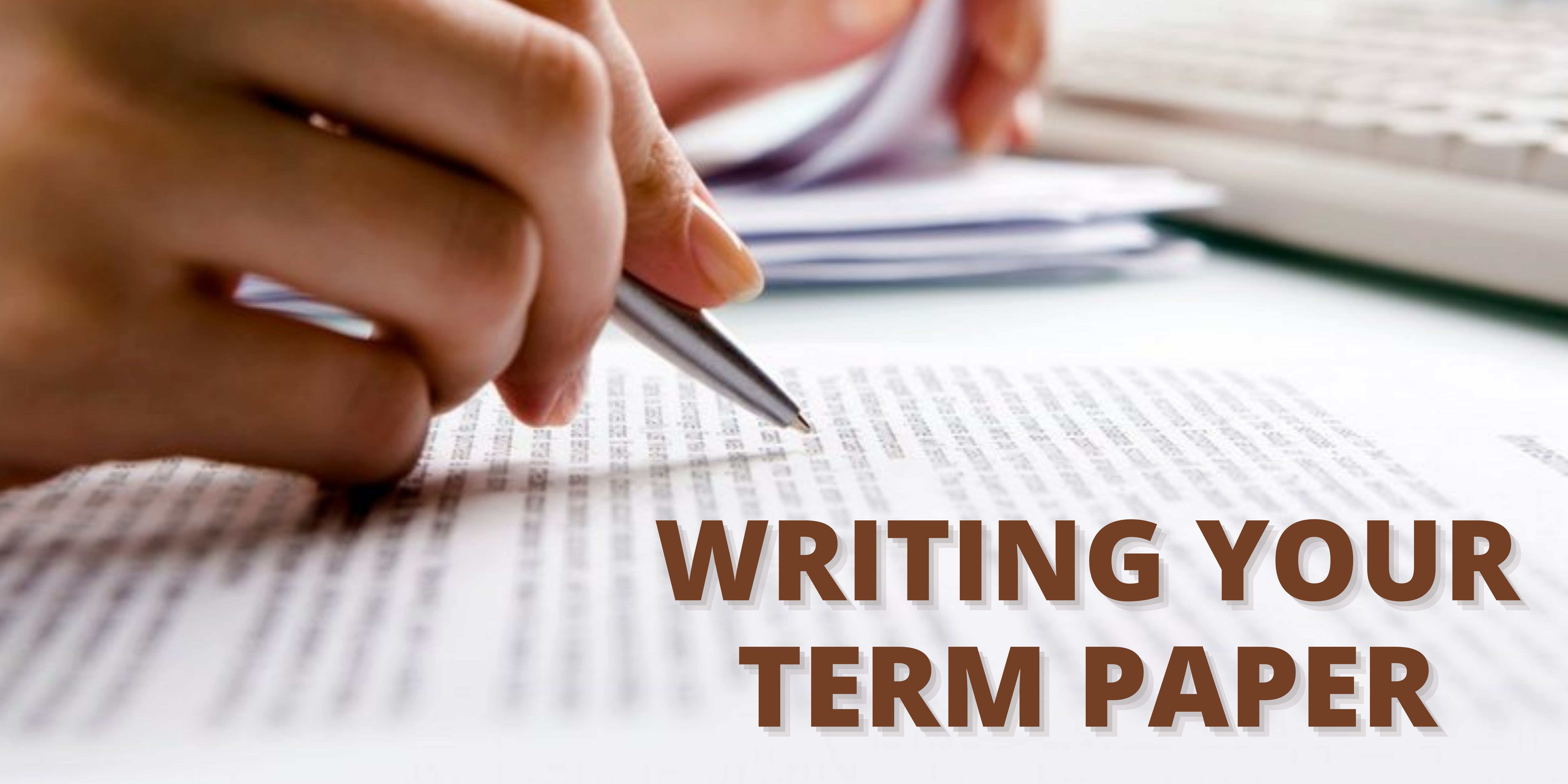 Writing Your Term Paper